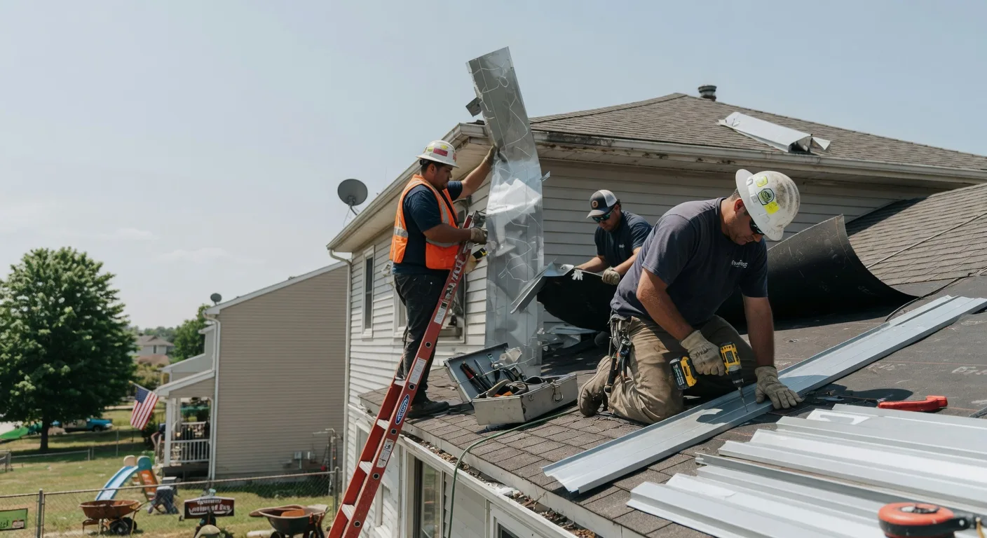 Storm Damage Metal Roof Repair in Teasdale, UT